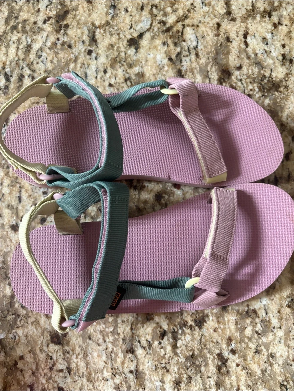 Teva Kids Lavender Sandals with Teal Straps